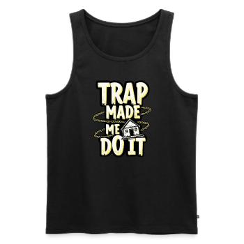 Music Produzent 808 Bass Hip-hop Beatmaker - Männer Premium Bio Tank Top - Schwarz - Vorne - AI Model Male 178 light (178cm)