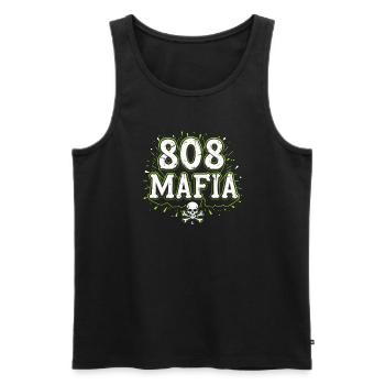 Music Produzent 808 Bass Hip-hop Beatmaker - Männer Premium Bio Tank Top - Schwarz - Vorne - AI Model Male 178 light (178cm)