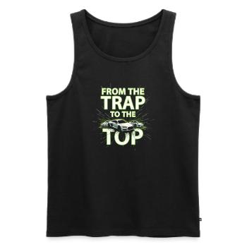 Music Produzent 808 Bass Hip-hop Beatmaker - Männer Premium Bio Tank Top - Schwarz - Vorne - AI Model Male 178 light (178cm)