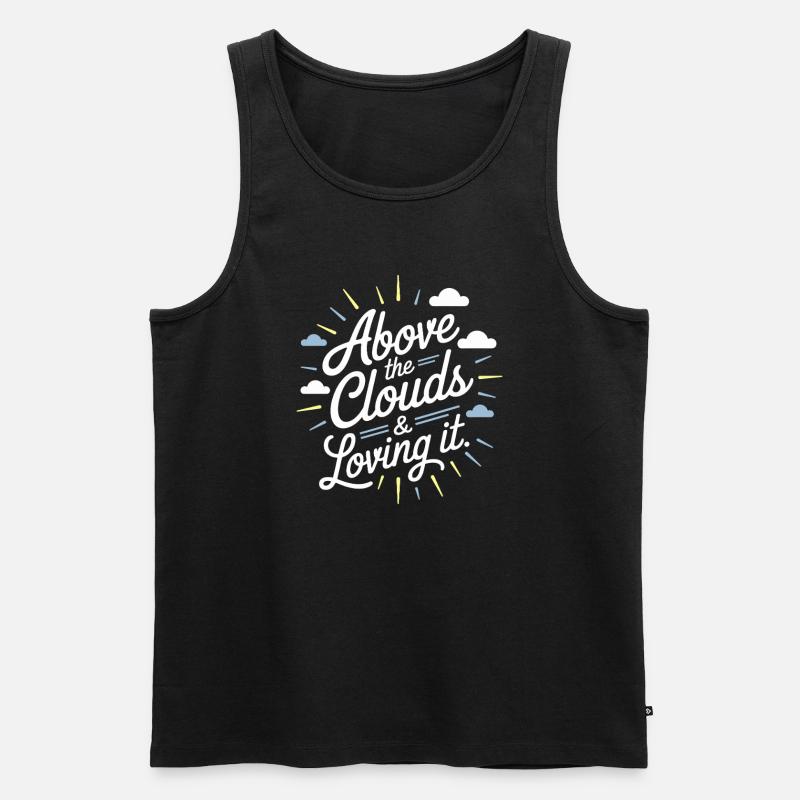 Flugbegleiterin Der Luftfahrtprofi Cabin Crew - Männer Premium Bio Tank Top - Schwarz