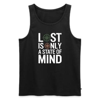 Survival Skills Instruktor Wildnistraining - Männer Premium Bio Tank Top - Schwarz - Vorne - AI Model Male 178 light (178cm)