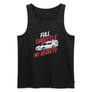 Car drift racing, racing car motorsport drift - Men's Premium Organic Tank Top - black - Front - AI Model Male 178 light (178cm)