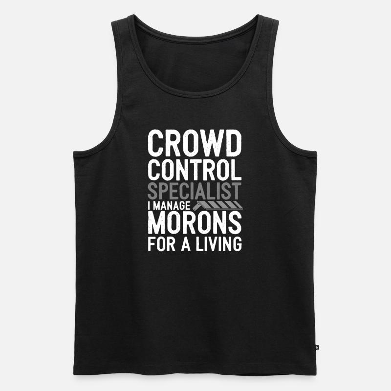 Private Security Professional Bodyguard Vip - Männer Premium Bio Tank Top - Schwarz