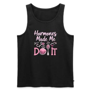 Pregnancy Craving Funny - Men's Premium Organic Tank Top - black - Front - AI Model Male 178 light (178cm)