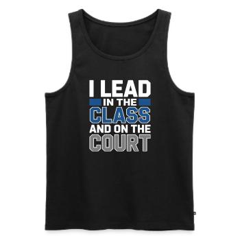 Teacher, Coach, Dual Role, Mentor, Sports, - Men's Premium Organic Tank Top - black - Front - Michal (187cm)