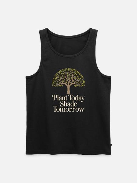 Arbor Day Træ Plante Naturelsker Øko Grøn - Herre Premium økologisk tanktop - sort