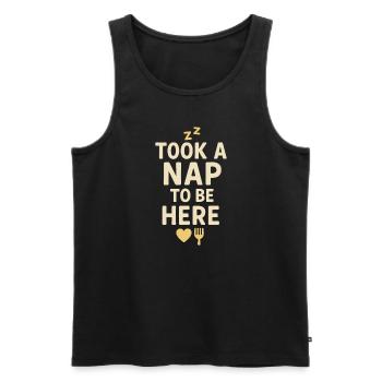 Erste Date Nacht, Nachdem Baby Neue Eltern Wieder - Männer Premium Bio Tank Top - Schwarz - Vorne - AI Model Male 178 light (178cm)