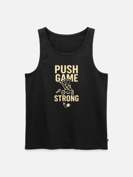 Nursery Dad Fatherhood Pride - Men's Premium Organic Tank Top - black