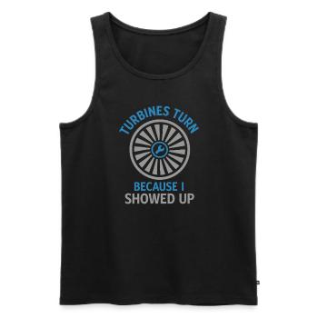 Aviation Mechanic Faa Humor Aircraft Technician - Männer Premium Bio Tank Top - Schwarz - Vorne - AI Model Male 178 light (178cm)