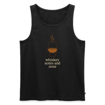 Whisky -liebhaber Verkostungsclub Bourbon Scotch - Männer Premium Bio Tank Top - Schwarz - Vorne - Michal (187cm)