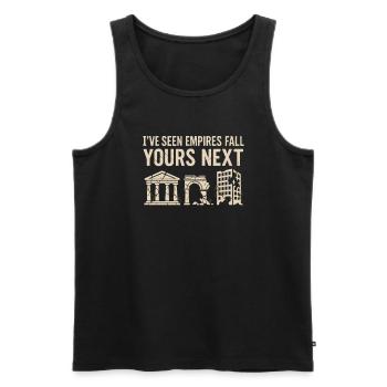 History Historian Humor Weird History History Nerd - Men's Premium Organic Tank Top - black - Front - Michal (187cm)