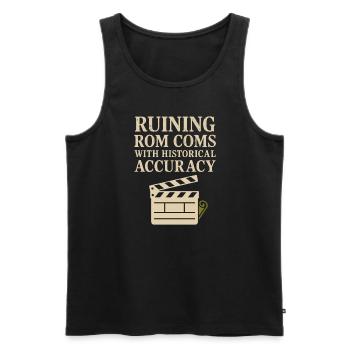 History Historian Humor Weird History History Nerd - Men's Premium Organic Tank Top - black - Front - Michal (187cm)