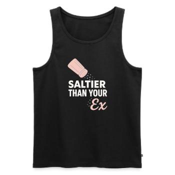 Salzliebhaber Natriumabhängiger Nacl Meme - Männer Premium Bio Tank Top - Schwarz - Vorne - AI Model Male 178 light (178cm)