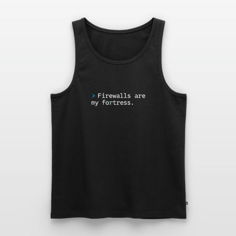 Cybersecurity Info Sec White Hat Hacker Ethical Men's Premium Organic Tank Top
