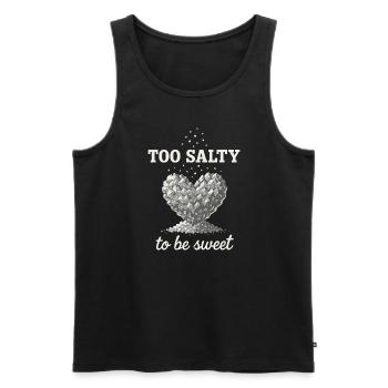 Salzliebhaber Natriumabhängiger Nacl Meme - Männer Premium Bio Tank Top - Schwarz - Vorne - AI Model Male 178 light (178cm)