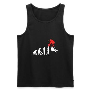 Stunt Scooter Evolution - Männer Premium Bio Tank Top - Schwarz - Vorne - AI Model Male 178 light (178cm)