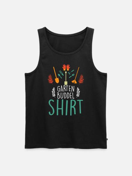 Garten Buddel Gärtner - Männer Premium Bio Tank Top - Schwarz