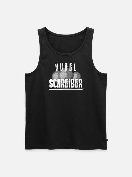 Boule...Kugelschreiber - Männer Premium Bio Tank Top - Schwarz