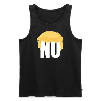 Anti  - no  - nope  - Männer Premium Bio Tank Top - Schwarz - Vorne - AI Model Male 178 light (178cm)