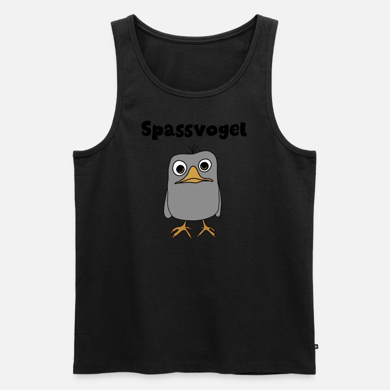 Spassvogel - Männer Premium Bio Tank Top - undefined