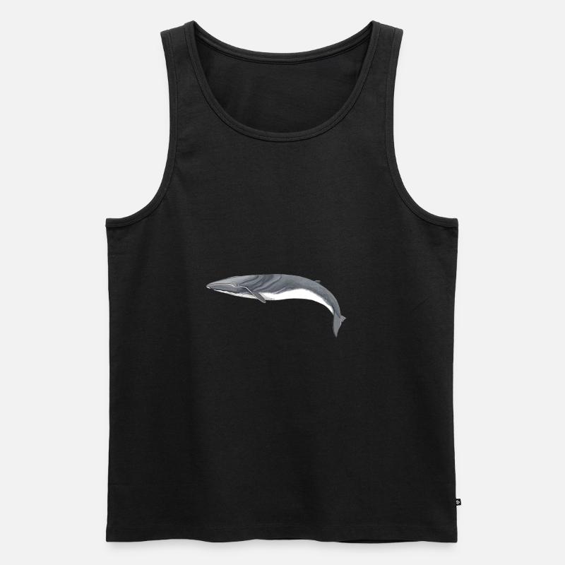 rorquals - rorqual - rorqual commun - Débardeur bio Premium Homme - noir