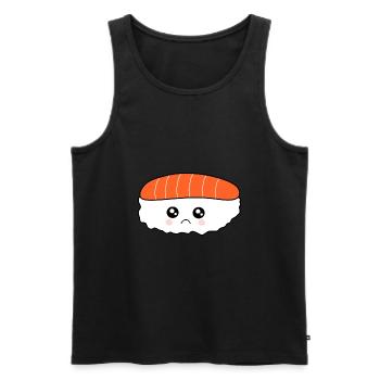 Kawaii food Kawaii Kostüm Kawaii - Männer Premium Bio Tank Top - Schwarz - Vorne - AI Model Male 178 light (178cm)
