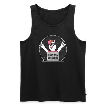 Klassen Sprecher Schule Einhorn PC Klassensprecher - Männer Premium Bio Tank Top - Schwarz - Vorne - AI Model Male 178 light (178cm)