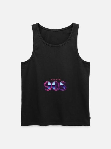 Nineties Birthday - Men's Premium Organic Tank Top - black