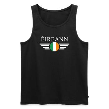 Irlande - Débardeur bio Premium Homme - noir - Devant - Michal (187cm)