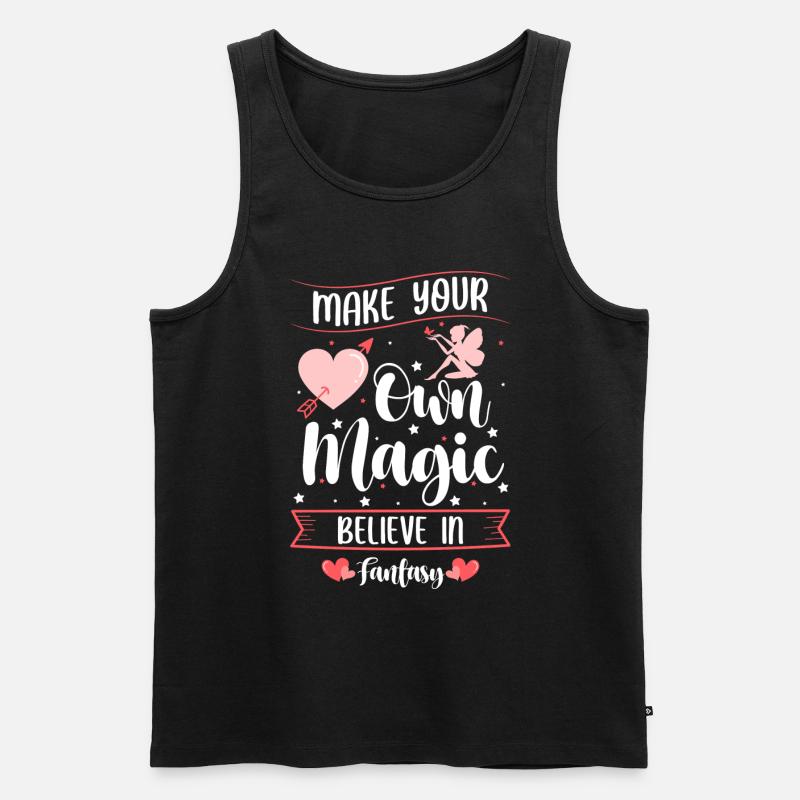 Fee Tocher Kind - Männer Premium Bio Tank Top - Schwarz