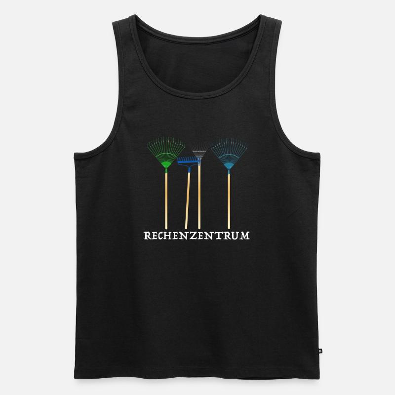 Rechenzentrum | Computer, PC, Gärtner, Internet - Männer Premium Bio Tank Top - Schwarz