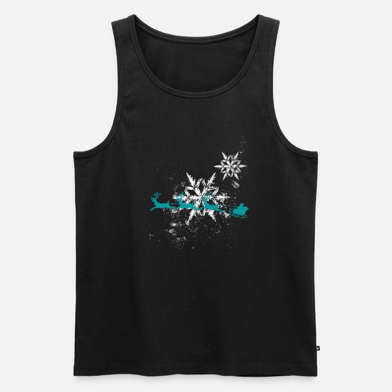 Weihnachten - Männer Premium Bio Tank Top - Schwarz