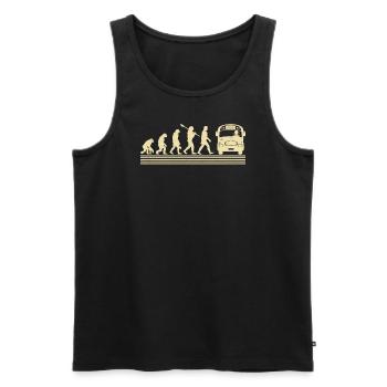 Development of the school bus driver - Men's Premium Organic Tank Top - black - Front - Michal (187cm)