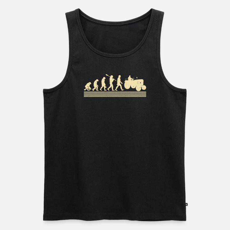 Farmer evolution - Men's Premium Organic Tank Top - black