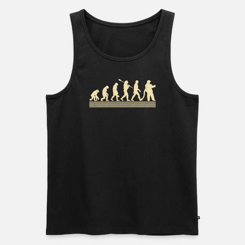 Fire brigade evolution - Men's Premium Organic Tank Top - black