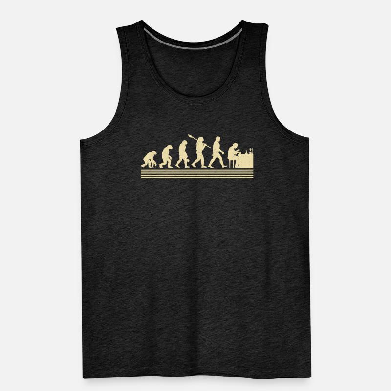 Chemiker-evolution Männer Premium Bio Tank Top
