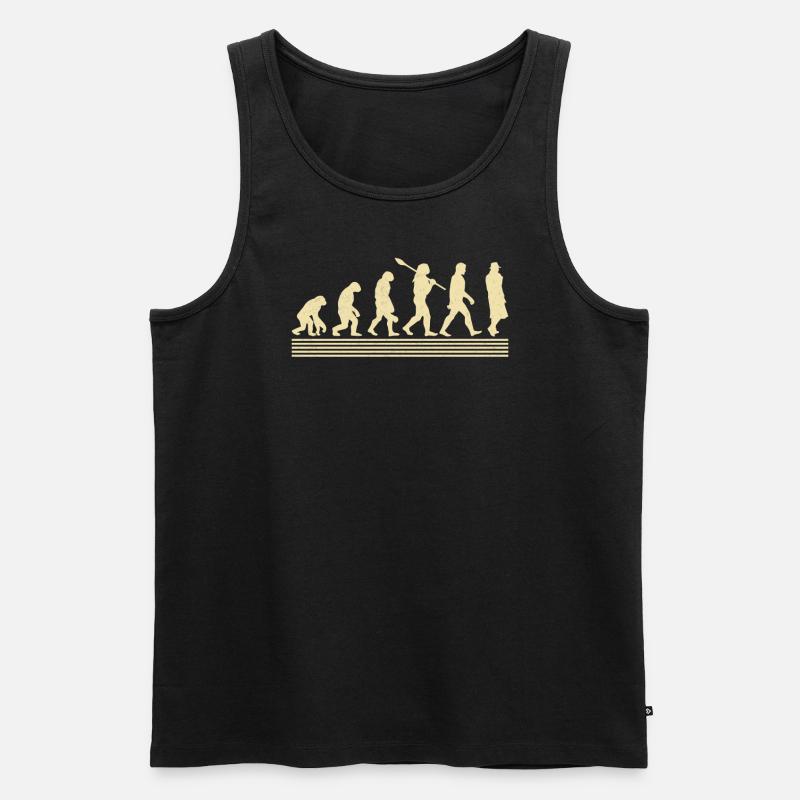 Mortician evolution - Men's Premium Organic Tank Top - black