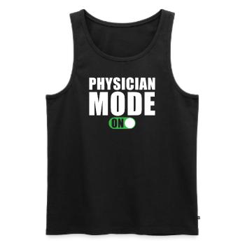 Doctor Mode To Funny Doctor Gift - Men's Premium Organic Tank Top - black - Front - Michal (187cm)