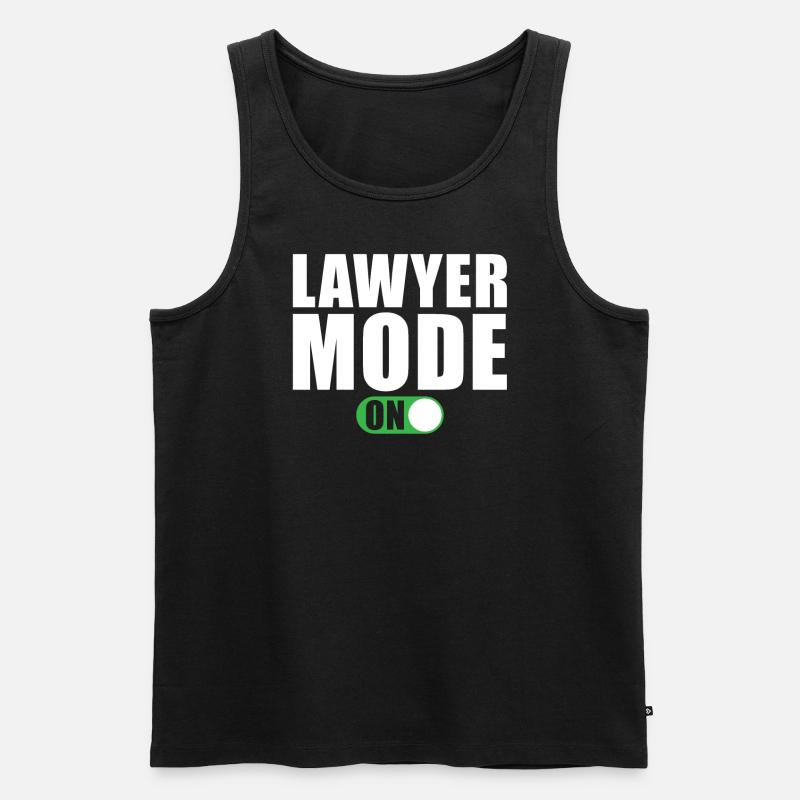 Mode Avocat activé - Débardeur bio Premium Homme - noir