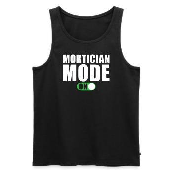 Undertaker Mode On - Men's Premium Organic Tank Top - black - Front - AI Model Male 178 light (178cm)