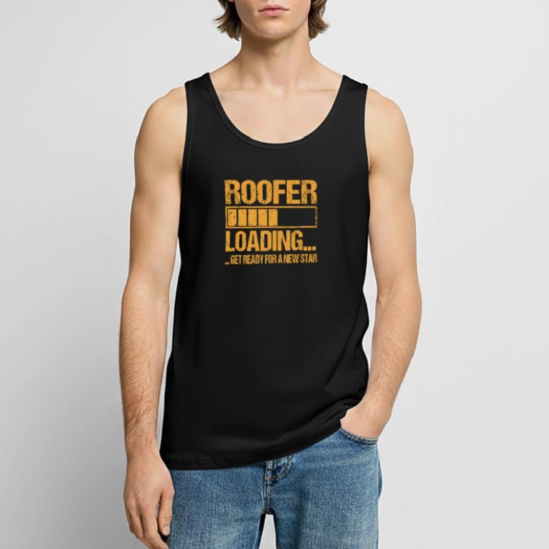 Roofer loading Roofer Training Men's Premium Organic Tank Top