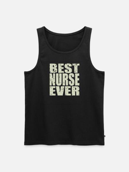 Best Nurse ever Nurse - Men's Premium Organic Tank Top - black