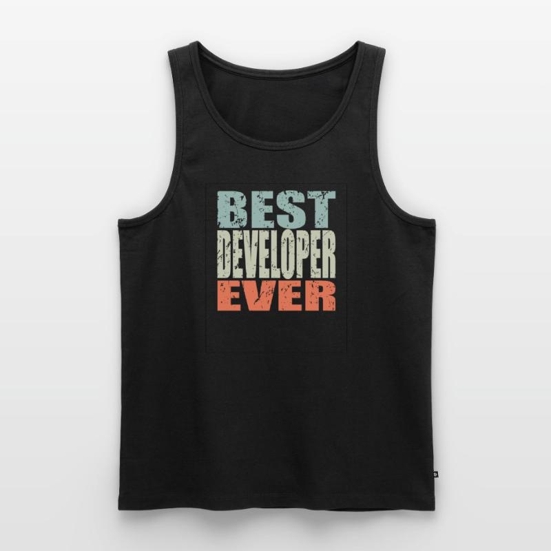 Best Developer ever Developer Gift Men's Premium Organic Tank Top