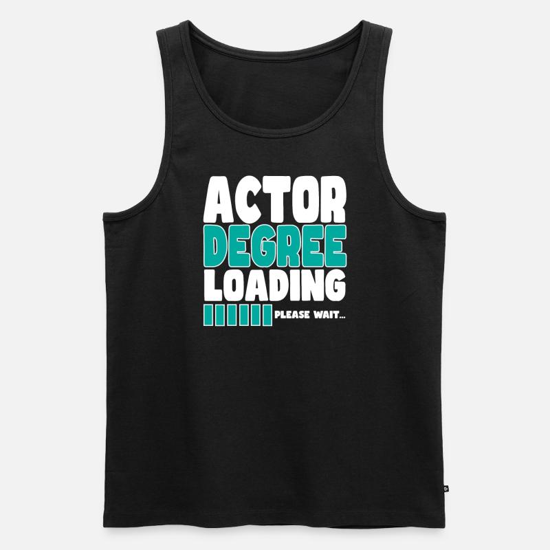 Actor invites training - Men's Premium Organic Tank Top - black