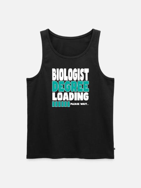 Biologist invites training - Men's Premium Organic Tank Top - black