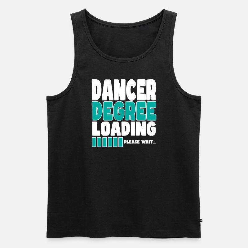 Dancer invites training - Men's Premium Organic Tank Top - black