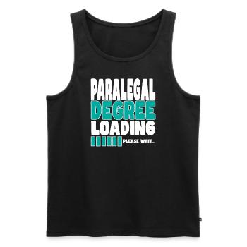 Rechtsanwaltsfachangestellte lädt Ausbildung - Männer Premium Bio Tank Top - Schwarz - Vorne - Michal (187cm)