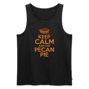 Pecan Cake Pecan Cake - Men's Premium Organic Tank Top - black - Front - Michal (187cm)