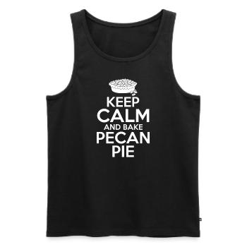 Pecan Cake Pecan Cake - Men's Premium Organic Tank Top - black - Front - Michal (187cm)