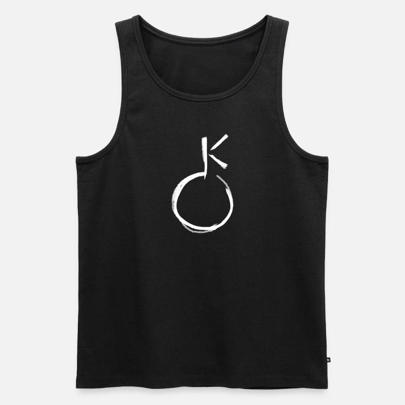 Astrologie Symbol - Männer Premium Bio Tank Top - Schwarz